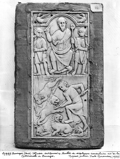 Consular Diptych of Aetius, Right Hand Panel by Gallo Roman